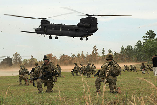 army rangers chinook